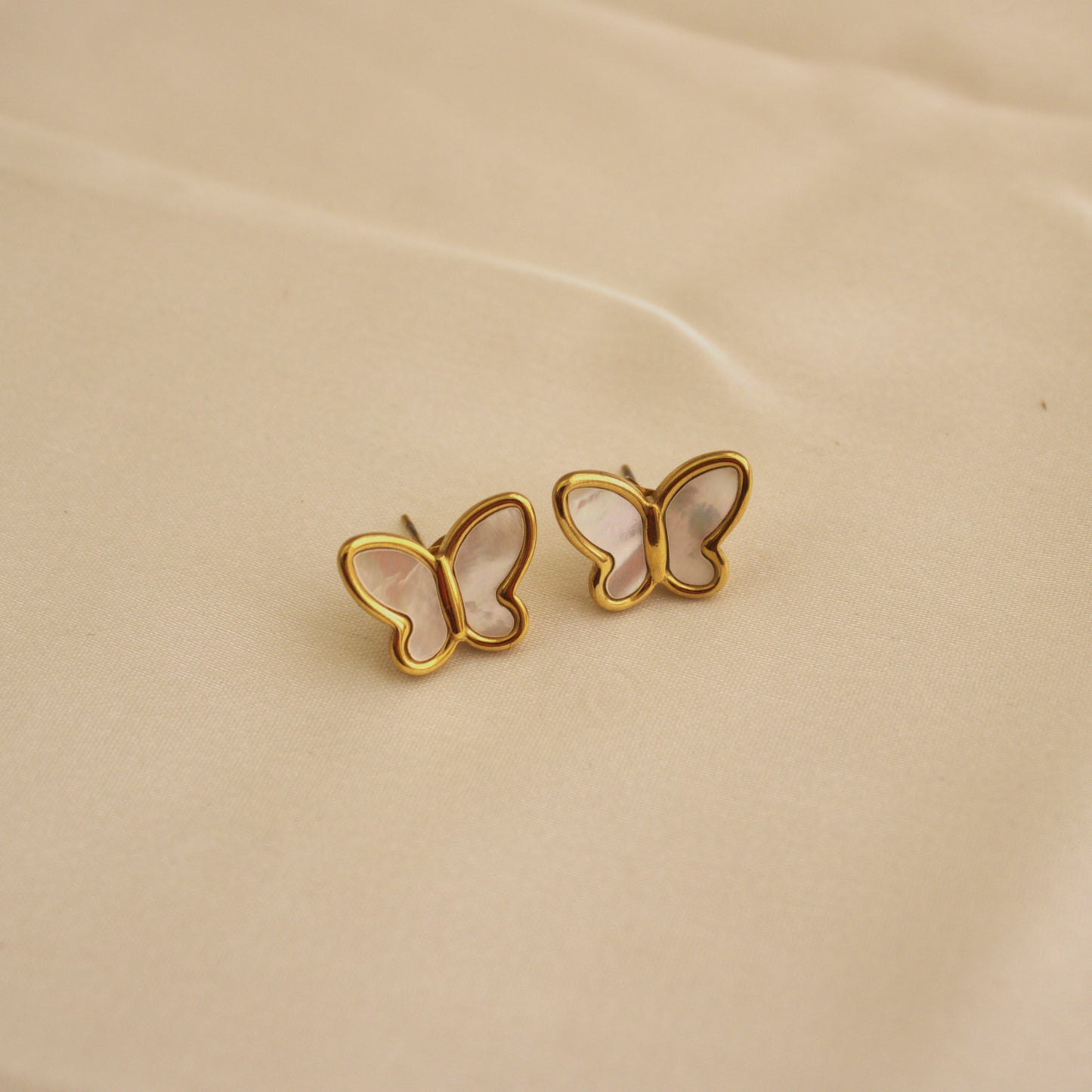 Pearl Butterfly Earrings