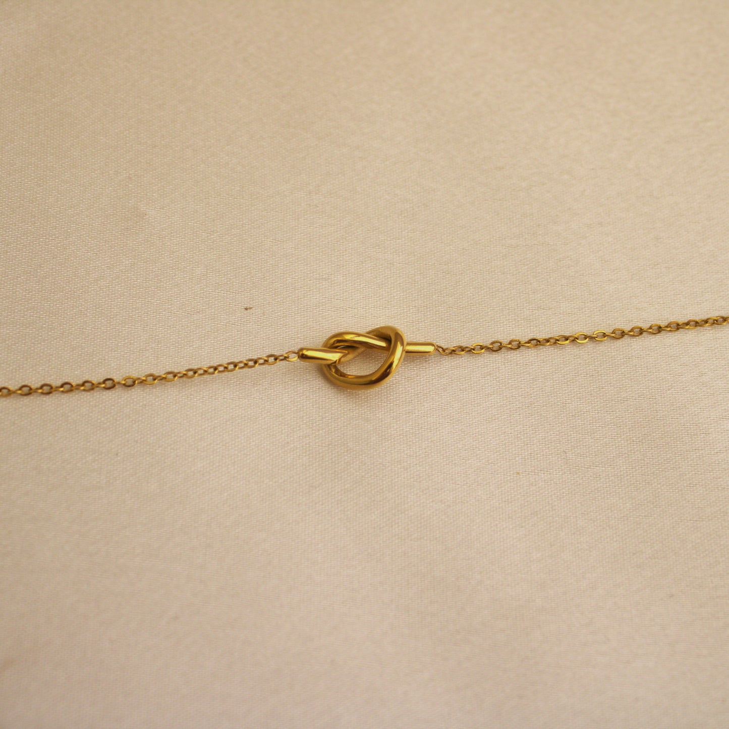 Knot of Eternity Dainty Necklace