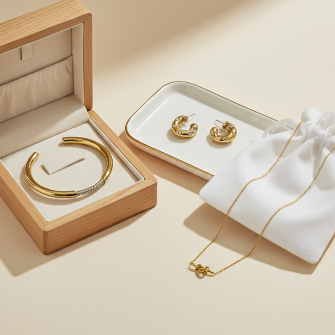 Festival of Lights Luxe Set – Statement Gold Gift Box