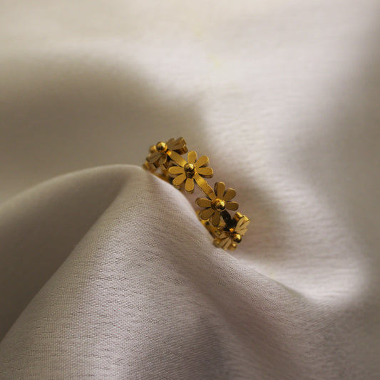 Daisy Dream 18kt Gold Plated Ring