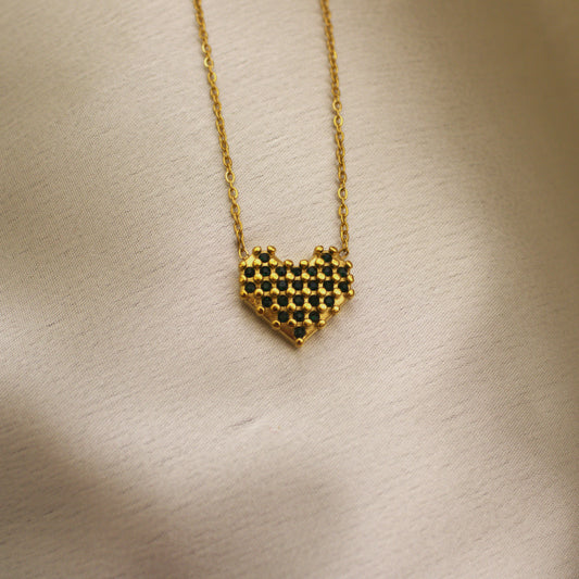 Darling Heart 18kt Gold Plated Luxury Necklace