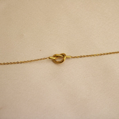 Knot of Eternity Dainty Necklace