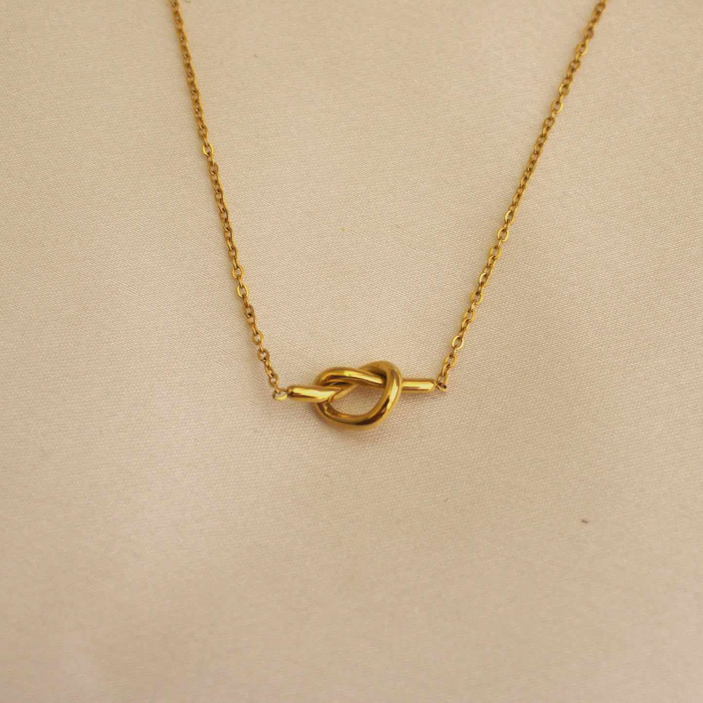 Knot of Eternity Dainty Necklace