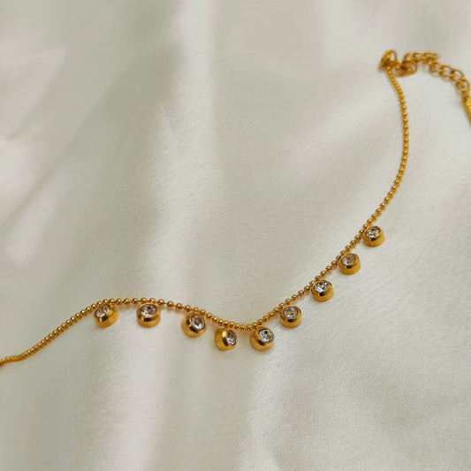 Like A Diamond 18kt Gold Plated Chain Bracelet