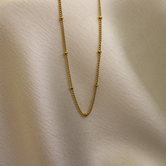 Minimal Everyday 18kt Gold Plated Necklace