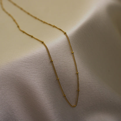 Minimal Everyday 18kt Gold Plated Necklace