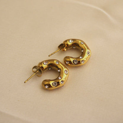 Orion's Gem Studded Luxury Earrings