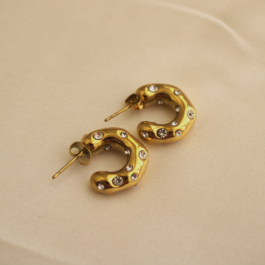 Orion's Gem Studded Luxury Earrings