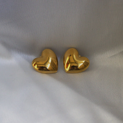 Sweetheart Chunky Statement Earrings