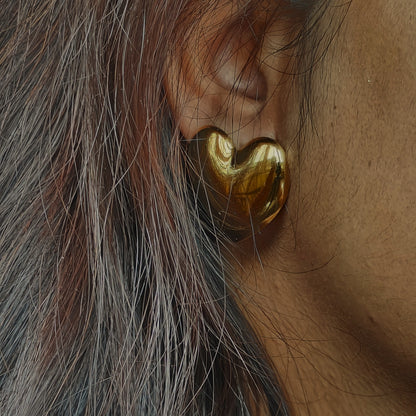 Sweetheart Chunky Statement Earrings